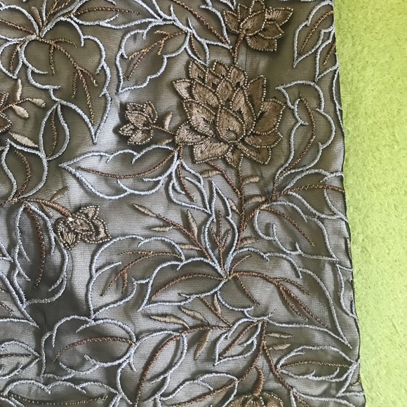 Sue Wong Nocturne embroidery beaded floral evening dress - Picture 9 of 10